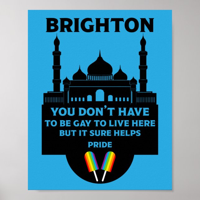 Brighton Gay pride Poster (Framsidan)