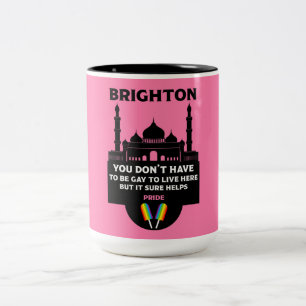Brighton Gay pride Två-Tonad Mugg