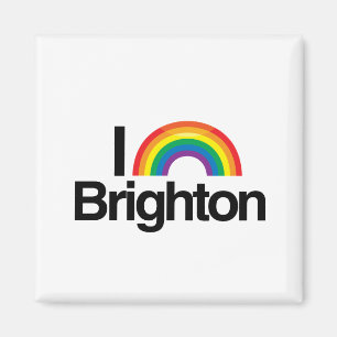 BRIGHTON - JAG ÄLSKAR PRIDE - .PNG MAGNET
