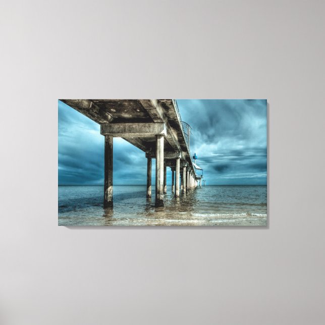 Brighton Jetty Premium Wrapped Canvas (Framsida)