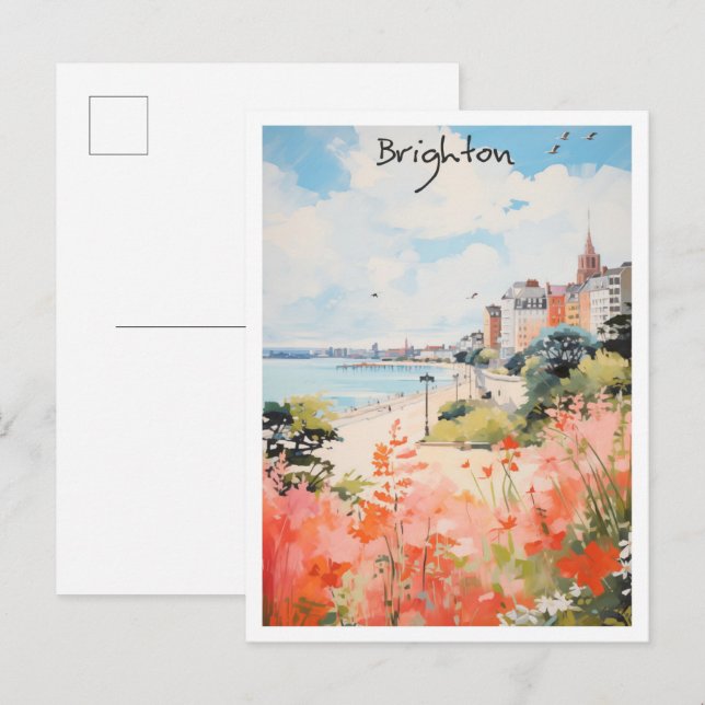Brighton konstresor  vykort (Fram/baksida)