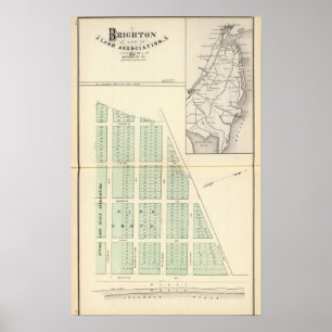 Brighton Land Association, som gränsar till Vår Sj Poster