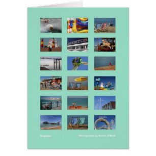 Brighton multi-image-kort hälsningskort