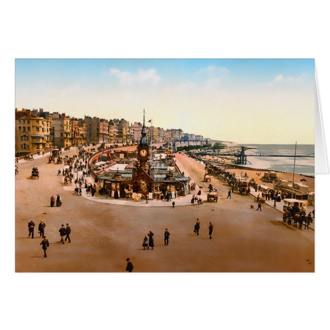 Brighton östliga Sussex England OBS Kort (Framsidan Horizontal)