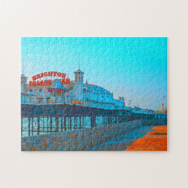 Brighton Palace Pier Jigszle Puzzle Pussel (Horisontell)