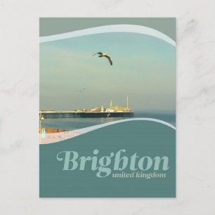 Brighton Pier Fiskmås vykort