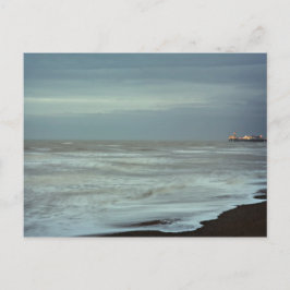 brighton pier och hav vykort