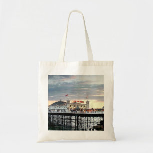 Brighton Pier Sunset Photo Tygkasse