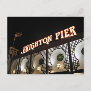 Brighton Pier, Sussex, Förenade kungariket Vykort