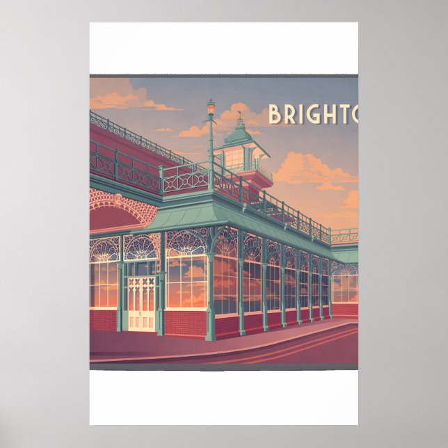 Brighton Resemappostar Poster (Framsidan)