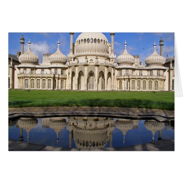 Brighton Royal Pavilion-kort Hälsningskort (Framsidan Horizontal)