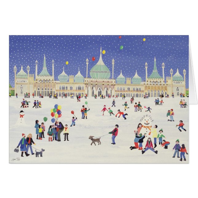 Brighton royalpaviljong hälsningskort (Framsidan Horizontal)