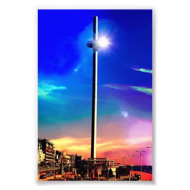 Brighton Seafront med i360 Fototryck (Framsidan)