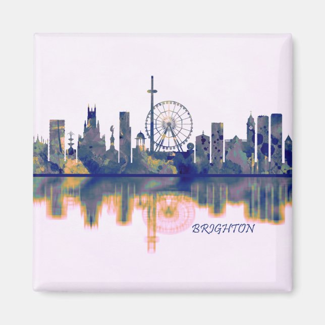 Brighton Skyline Magnet (Framsidan)
