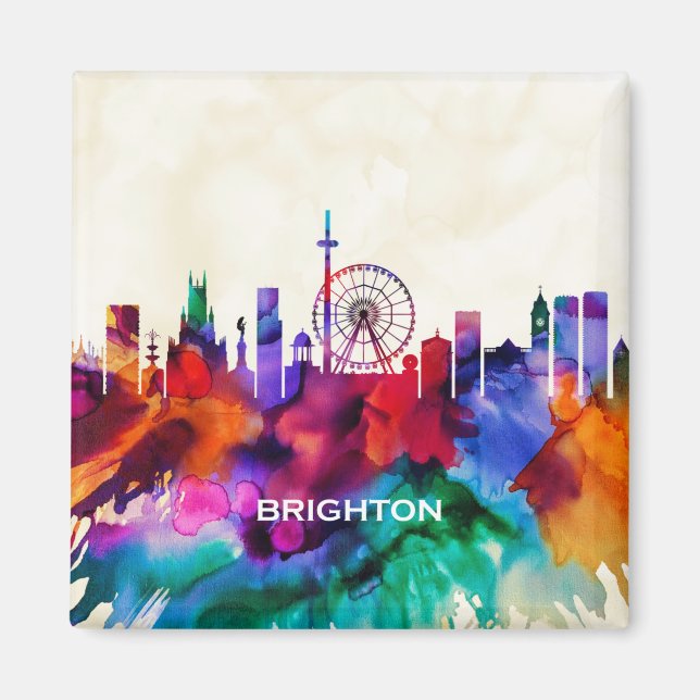 Brighton Skyline Magnet (Framsidan)