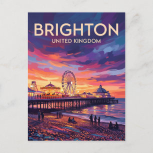 Brighton Storbritannien Vykort