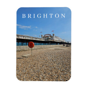 Brighton strand- och piervykylmagnet magnet