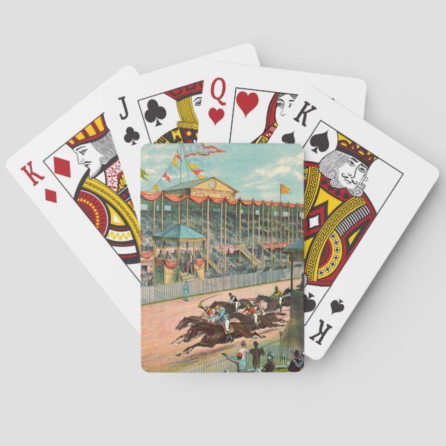 Brighton strandlöparbana 1887 casinokort (Baksidan)