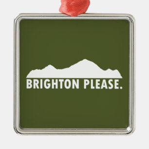 Brighton, tack julgransprydnad metall