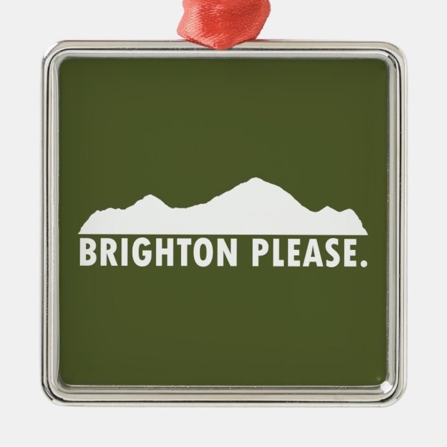 Brighton, tack julgransprydnad metall (Framsidan)