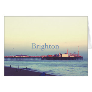 Brighton UK Hälsningskort