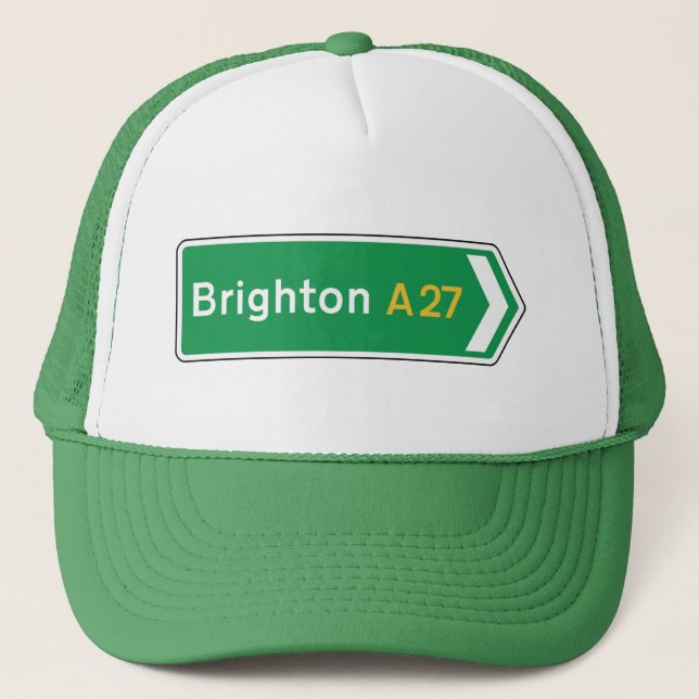 Brighton UK vägmärke Keps (Framsida)