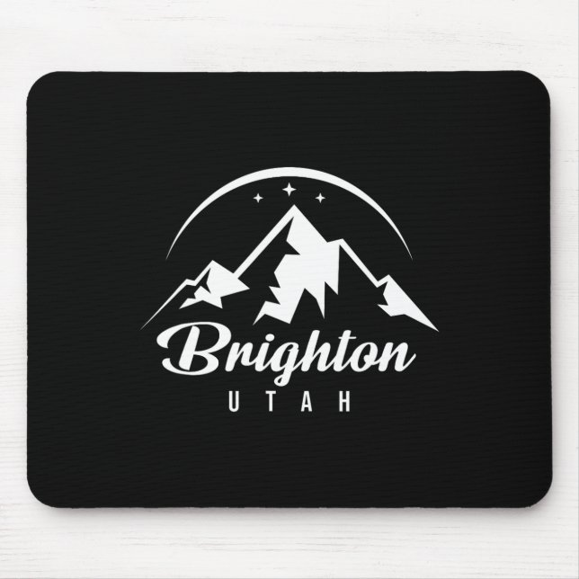 Brighton Utah Ski Resort Skiing Snowboarding Musmatta (Framsidan)