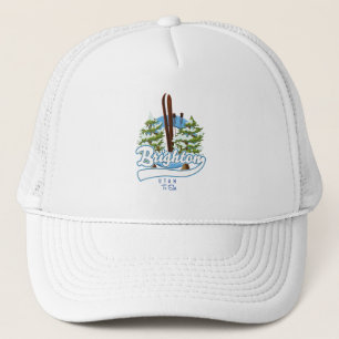 Brighton Utah to ski logotyp Keps