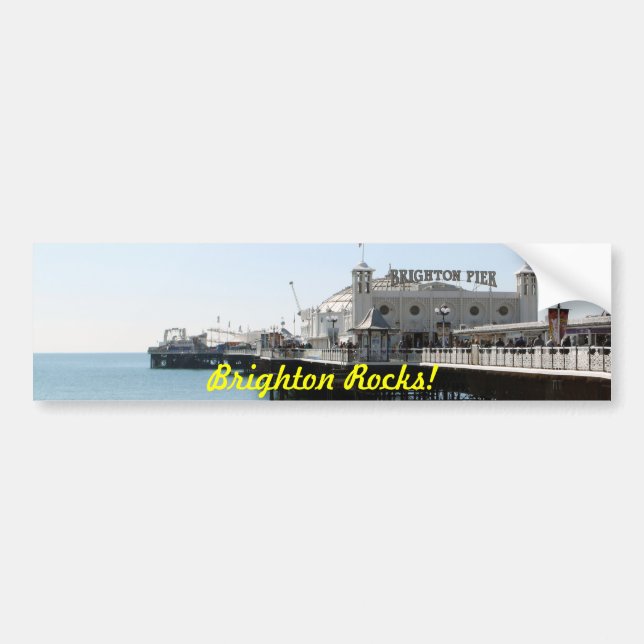 Brighton vaggar klistermärken (Framsidan)