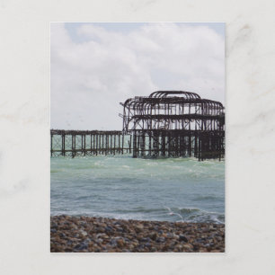 Brighton Väster Pier Vykort