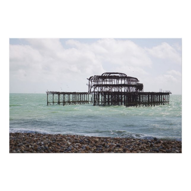Brighton West Pier Fototryck (Framsidan)