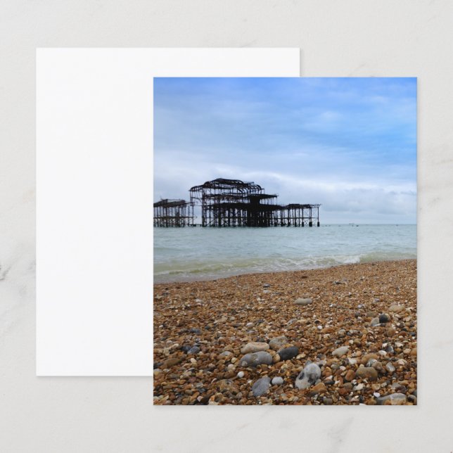 Brighton West Pier landskap (Fram/baksida)