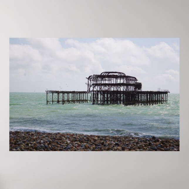 Brighton West Pier Poster (Framsidan)