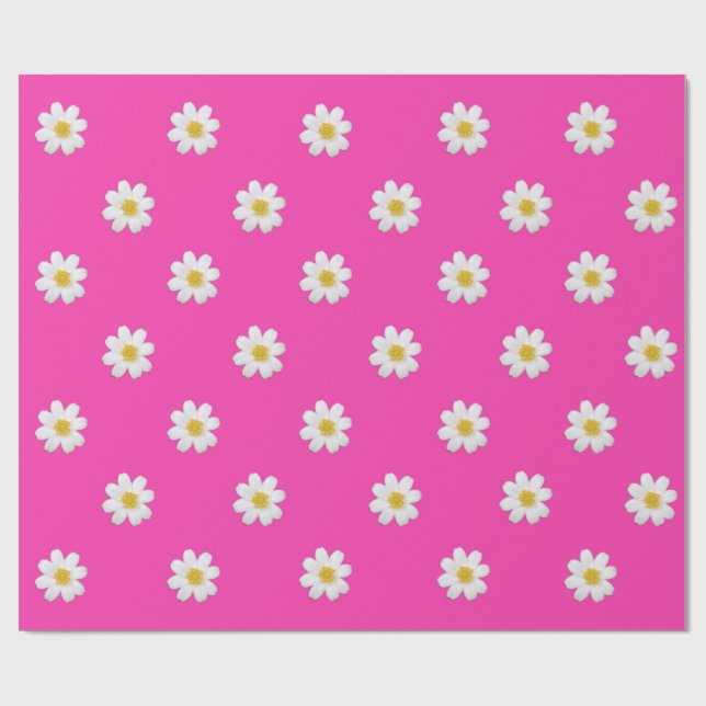 Brights Daisy Wrapping Papper Presentpapper (Platt)