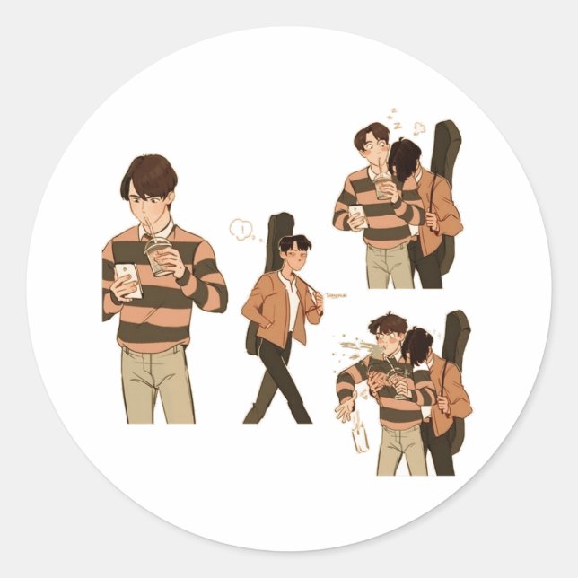 Brightwin Runt Klistermärke (Framsida)