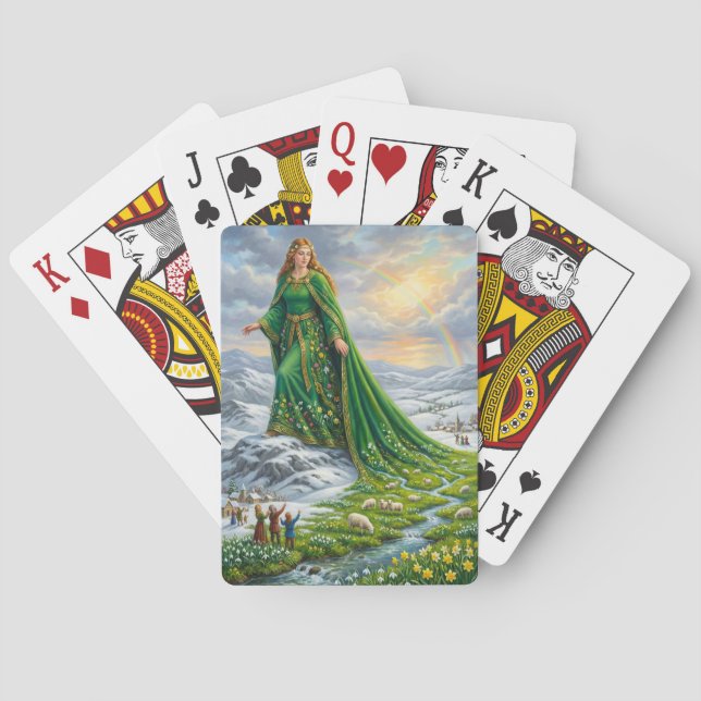 Brigid’s Mantle (Bringing the Spring) Casinokort (Baksidan)