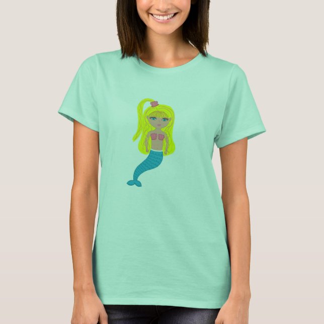 Brigit the Sjöjungfru Dam T-shirt (Framsida)