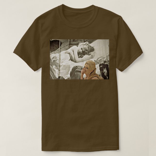 Brigitte Bardot actress 5 T Shirt (Design framsida)