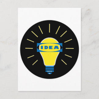 Brigth Idea Parody logotyp Vykort