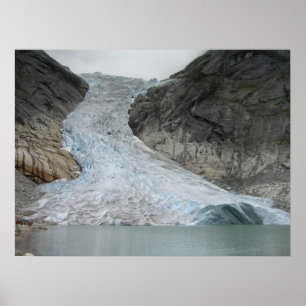 Brikdalsbreen glaciär poster