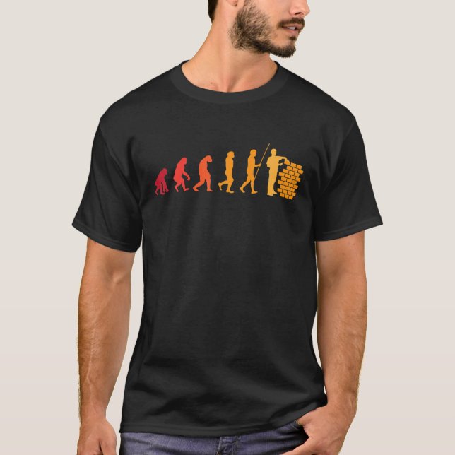 Briklagerutveckling | Funny Wall Builder-gåva T Shirt (Framsida)