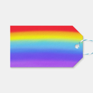Briljant/Blek regnbåge efter Stigning dovkonst Presentetikett