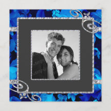 Briljant den blåttro & diamanten virvlar runt