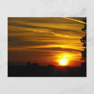 Briljant glödvykort vykort