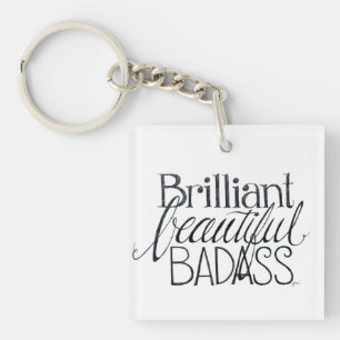 Briljant härliga Badass Keychain