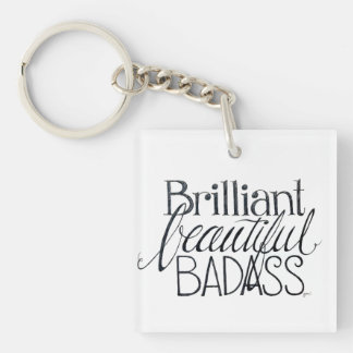 Briljant härliga Badass Keychain