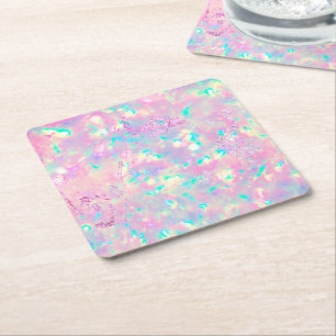 briljant lila rosa opal underlägg papper kvadrat