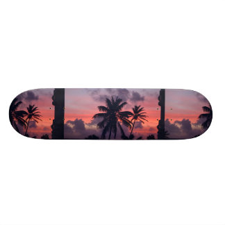 Briljant tropisk solnedgång skateboard bräda 19,5 cm