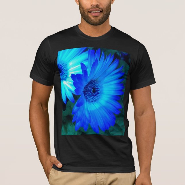 Briljantblåa Daisy T-shirt (Framsida)