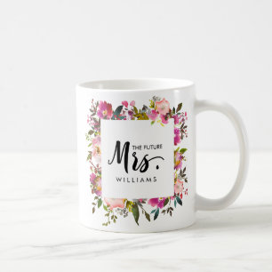 Briljantbloom BRÖLLOP, framtida MRS-typografi Kaffemugg
